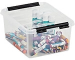 SmartStore Classic Kunststoff Aufbewahrungbox 2 L Mit Deckel Transparent 17 x 21 x 11