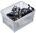 SmartStore Dry Kunststoff Aufbewahrungsbox 34 L Anthrazit 40 x 50 x 27 cm...