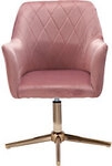 WOHNLING Loungesessel WL6.306 Samtbezug Rosa 1273087