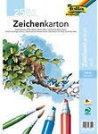 Folia Zeichenkarton Wei&szlig; Karton DIN A3 200 g/m&sup2; 8700 25 Blatt 1186679
