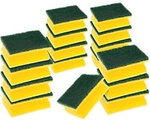 Scotch-Brite Classic Schwamm 15,8 x 37,3 x 10 cm Gelb, Gr&uuml;n 16 St&uuml;ck 1271643