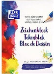 OXFORD Zeichenblock DIN A4 Blanko Geheftet Pappe Wei&szlig; Gelocht 40 Seiten 20...