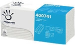 Papernet Papierhandt&uuml;cher C-Faltung Wei&szlig; 2-lagig 400741 20 St&uuml;ck &agrave; 144 Blatt