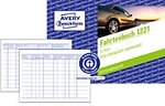 AVERY Zweckform Logbuch 1221 DIN A6 quer Schmal 14,8 x 14,8 x 10,5 cm Wei&szlig; 32...