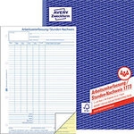 AVERY Zweckform Arbeitszeiterfassung / Stunden-Nachweis 1773 DIN A4 Perforiert 40
