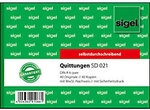 Sigel Quittungsblock DIN A6 Liniert Gelocht 40 Seiten SD021 40 Blatt