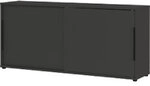 GERMANIA Schiebet&uuml;renschrank 4373-547 Graphit 1.600 x 400 x 740 mm 1287850
