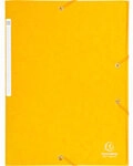 Exacompta Sammelmappe 17106H DIN A4 Gelb Beschichteter Manila Karton 24 x 32 cm...