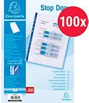 Exacompta STOP DOC Prospekth&uuml;lle DIN A4 Glasklar Transparent 60 Mikron PP