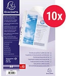 Exacompta Maxi Klarsichth&uuml;lle DIN A4 Glasklar Polypropylen 10 St&uuml;ck 5961087