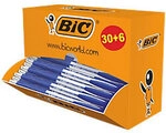 BIC Atlantis Classic Kugelschreiber Blau Mittel 0.32 mm Nachf&uuml;llbar 36 St&uuml;ck