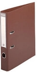 Exacompta Prem Touch Ordner Schmal DIN A4 50 mm Braun 2 Ringe 53546E Kunststoff