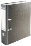 Exacompta Prem Touch Ordner Breit DIN A4 80 mm Grau 2 Ringe 53709E Kunststoff