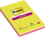 Post-it Haftnotizen 203 x 127 mm Farbig sortiert Rechteckig Liniert 2 St&uuml;ck &agrave;...