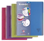 Clairefontaine Collegeblock DIN A5+ Kariert Spiralbindung PP (Polypropylen)...