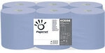 Papernet Premium Superior 100% Recycelt Papierhandt&uuml;cher Gerollt Blau 2-lagig 135 m