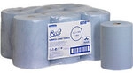 Scott Slimroll Papierhandt&uuml;cher Gerollt Blau 1-lagig 990 m 6658 6 Rollen &agrave; 165 m