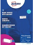 AVERY Zweckform Namensschild Magnet 8 x 3,4 cm Kunststoff 20 St&uuml;ck 1271071