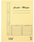 Bene Dreifl&uuml;gelmappe Comba DIN A4 Gelb Manilakarton 111000-GB