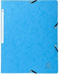 Exacompta Eckspannmappe 5569E T&uuml;rkis Pressspankarton 24 x 32 cm 25 St&uuml;ck 1054551