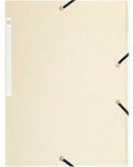 Exacompta Sammelmappe 17104H DIN A4 Elfenbein Beschichteter Manila Karton 24 x...