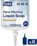 Tork Fl&uuml;ssigseife Transparent 420810 6 S1 Flaschen &agrave; 1 L 4972878
