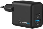 XLayer Ladeger&auml;t 38 W 1 x USB-C 30 W, 1 x USB-A QC 18 W Schwarz 1275510