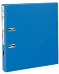Exacompta Prem Touch Ordner Schmal DIN A4 50 mm Blau 2 Ringe 53142E Kunststoff