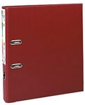 Exacompta Prem Touch Ordner Schmal DIN A4 50 mm Burgunder 2 Ringe 53104E Kunststoff