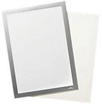 DURABLE DURAFRAME GRIP DIN A4 Inforahmen Selbstklebend Silber Haftend Kunststoff