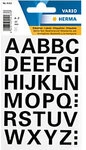 HERMA 4163 Buchstaben A-Z Etiketten 15 mm Schwarz 10 Packungen mit 360 Etiketten