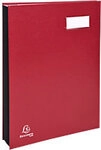 Exacompta Unterschriftsmappe DIN A4 Burgunder 24184E 24 (B) x 2 (T) x 32,7 (H) cm