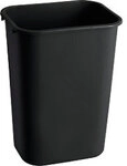 Rubbermaid Rechteckiger Abfalleimer 39 L Schwarz PE (Polyethylen) 1264765