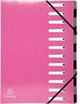 Exacompta Ordnungsmappe 53928E DIN A4 Pink Vinylbeschichtetes Papier 24,5 x 32 cm 6