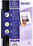 Exacompta Aktendeckel mit Klemmschiene 42842E DIN A4 Schwarz PVC 21 x 29,7 cm 5