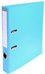 Exacompta Prem Touch Ordner Schmal DIN A4 50 mm Hellblau 2 Ringe 53502E Kunststoff