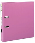Exacompta Prem Touch Ordner Schmal DIN A4 50 mm Rosa 2 Ringe 53155E Kunststoff
