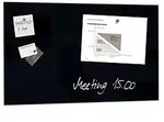 Sigel Artverum Glastafel Magnetisch Einseitig 78 (B) x 48 (H) cm Schwarz 5184000