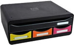 Exacompta Schubladenbox Classic A4+ Schwarz 35,5 x 27 x 13,4 cm 3685760