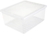 keeeper bea Kunststoff Aufbewahrungsbox 18 L Transparent 33,5 x 39 x 18 cm...