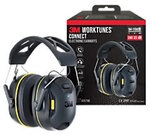 3M WorkTunes Connect Kapselgeh&ouml;rschutz Kabellos Schwarz 90570E-1 Elektronisch