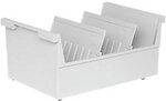 HAN Kunststoff Karteikartenbox 1000 Karten Hellgrau 22,6 x 35 x 16 cm 4737564