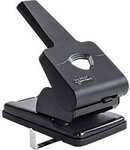 Rapesco 2 L&ouml;cher Locher Kunststoff, Metall 63 Blatt HD865-P Schwarz