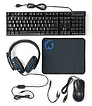 Nedis Gaming-Tastatur, kabelgebunden, QWERTY (US), international Schwarz GCK51110BKUS