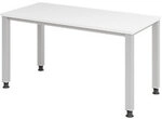 Hammerbacher Express Q VQS H&ouml;henverstellbar Schreibtisch Rechteckig Wei&szlig; 4