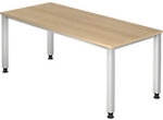 Hammerbacher Q Series VQS H&ouml;henverstellbar Schreibtisch Rechteckig Eiche 4