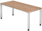 Hammerbacher Q Series VQS H&ouml;henverstellbar Schreibtisch Rechteckig Walnuss 4