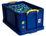 Really Useful Box Kunststoff Archivbox 64 L Blau 44 x 71 x 31 cm 4747797