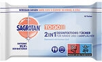 Sagrotan Desinfektionsmittel T&uuml;cher 2-in-1 15 St&uuml;ck 9170204