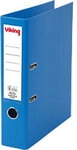 Viking Premium Ordner Breit DIN A4 75 mm Blau 2 Ringe Kunststoff Matt Hochformat